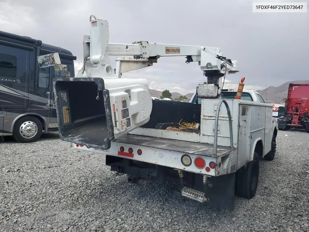 2000 Ford F450 Super Duty VIN: 1FDXF46F2YED73647 Lot: 62776855