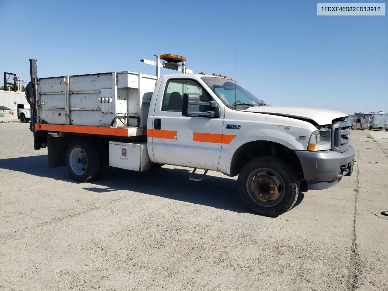 2002 Ford F450 Super Duty VIN: 1FDXF46S82ED13912 Lot: 61944805