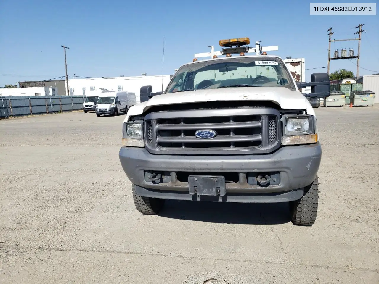 2002 Ford F450 Super Duty VIN: 1FDXF46S82ED13912 Lot: 61944805