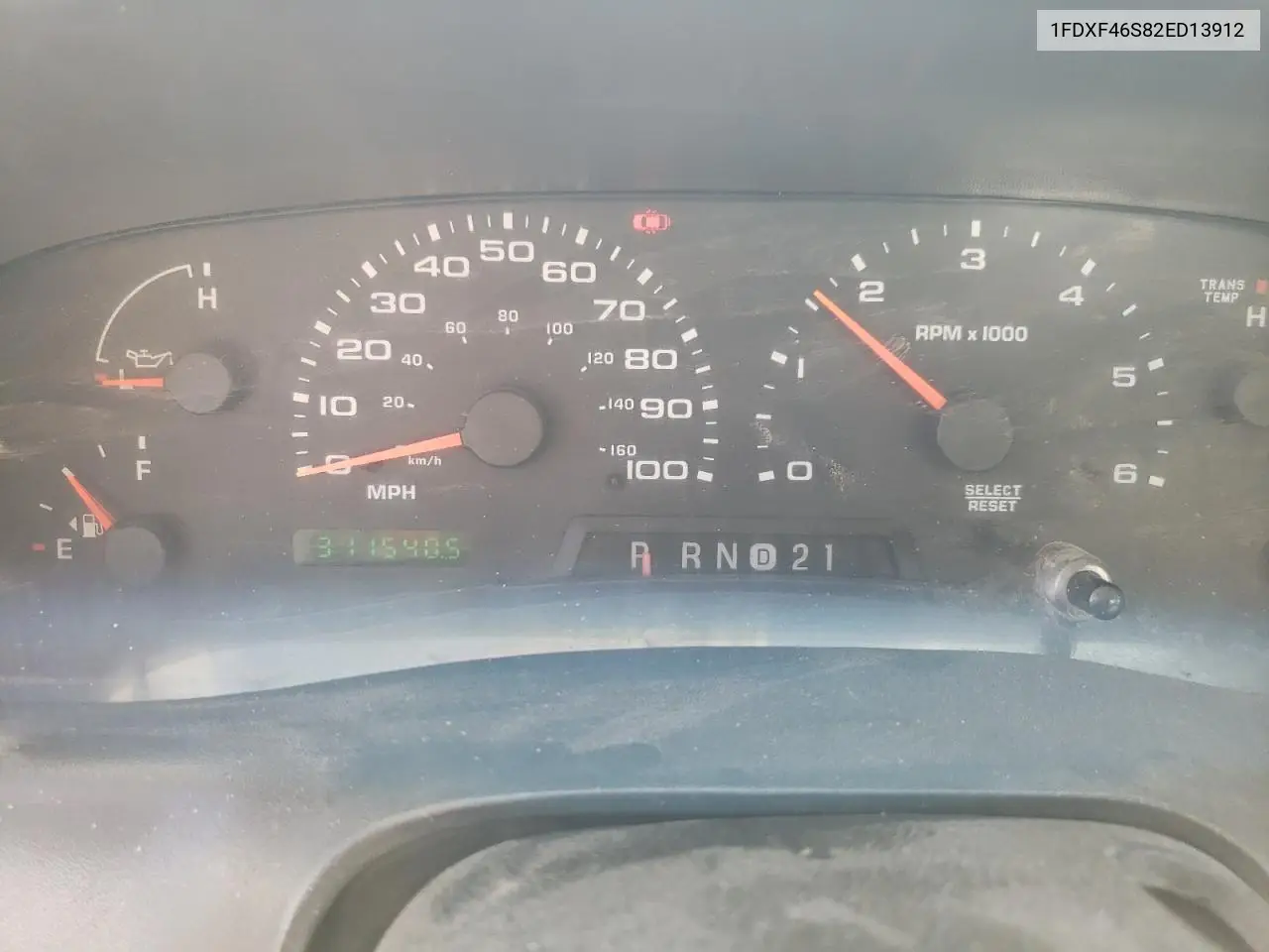 2002 Ford F450 Super Duty VIN: 1FDXF46S82ED13912 Lot: 61944805