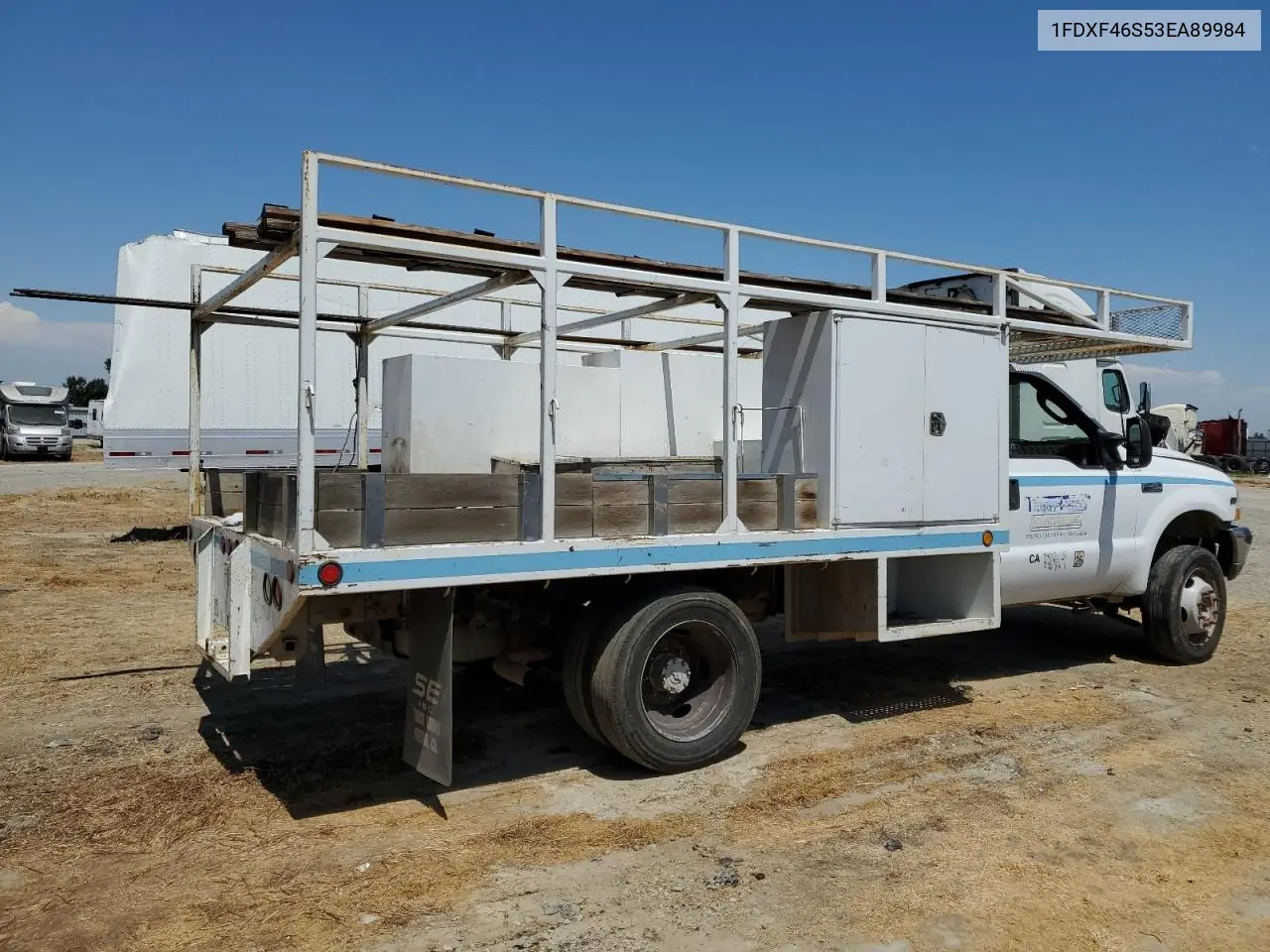 2003 Ford F450 Super Duty VIN: 1FDXF46S53EA89984 Lot: 60218635