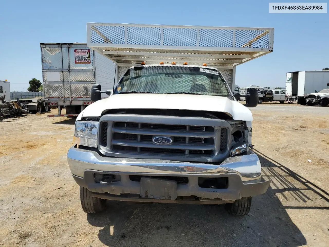2003 Ford F450 Super Duty VIN: 1FDXF46S53EA89984 Lot: 60218635