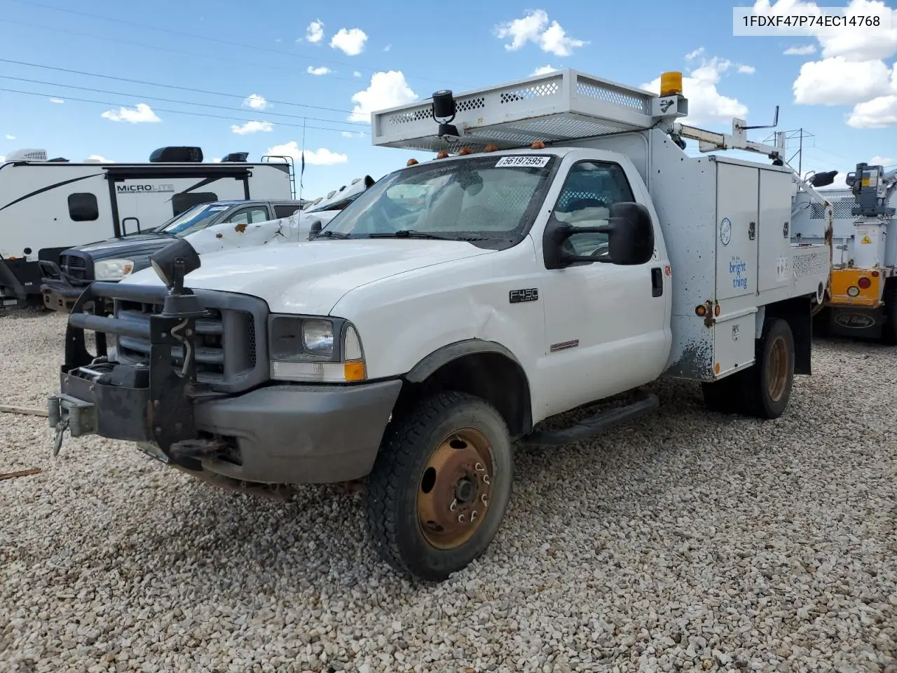 2004 Ford F450 Super Duty VIN: 1FDXF47P74EC14768 Lot: 56197595