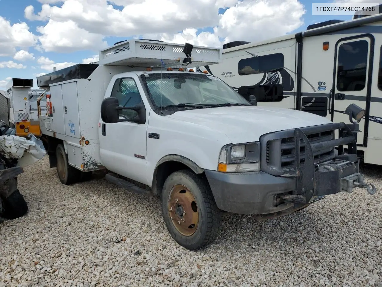 2004 Ford F450 Super Duty VIN: 1FDXF47P74EC14768 Lot: 56197595