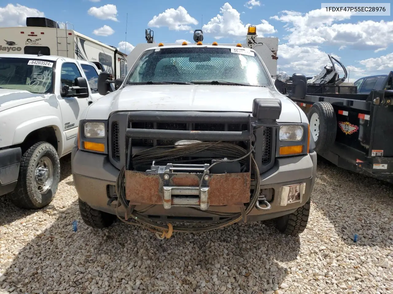 2005 Ford F450 Super Duty VIN: 1FDXF47P55EC28976 Lot: 56196685