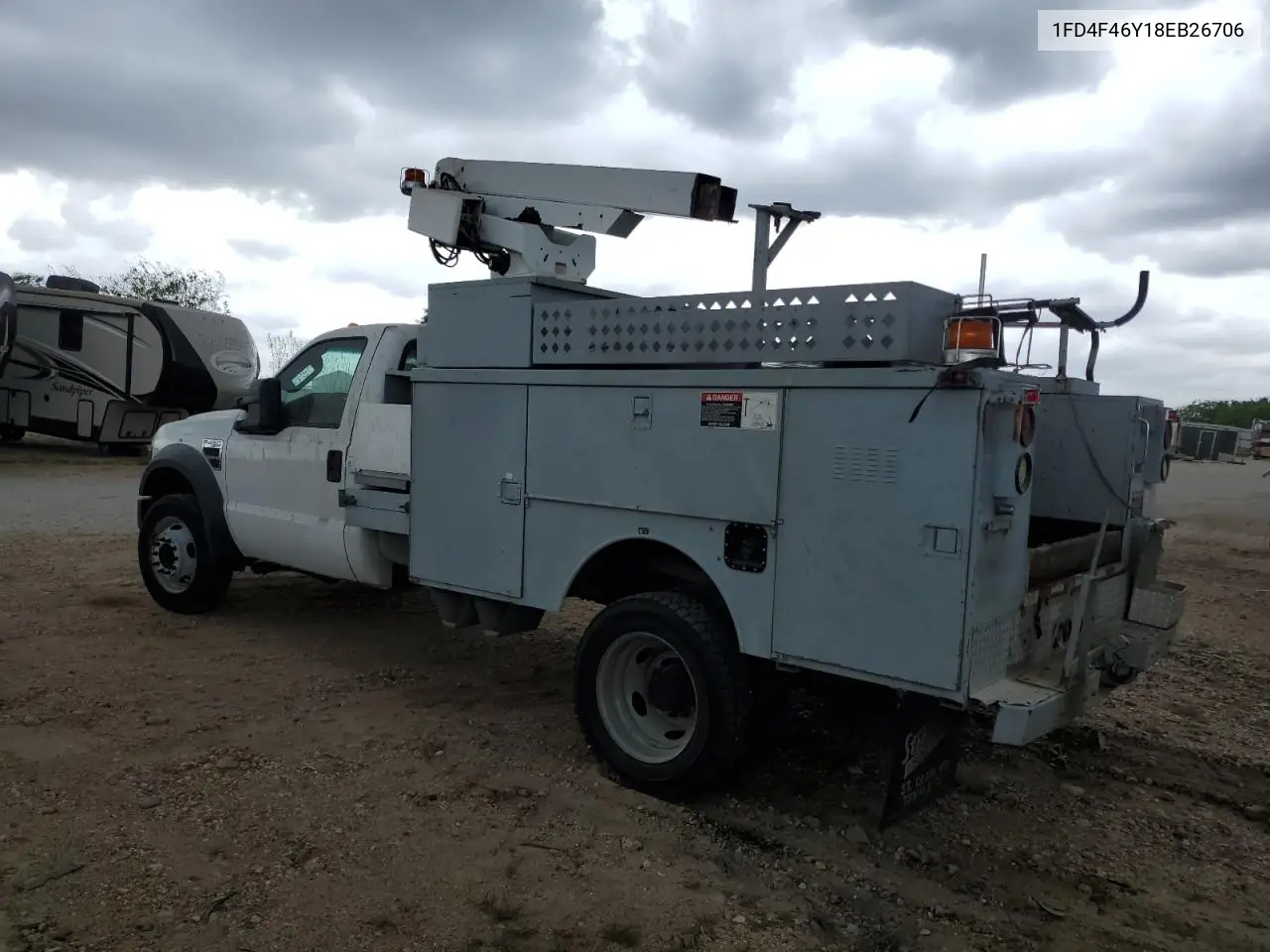 2008 Ford F450 Super Duty VIN: 1FD4F46Y18EB26706 Lot: 44571135