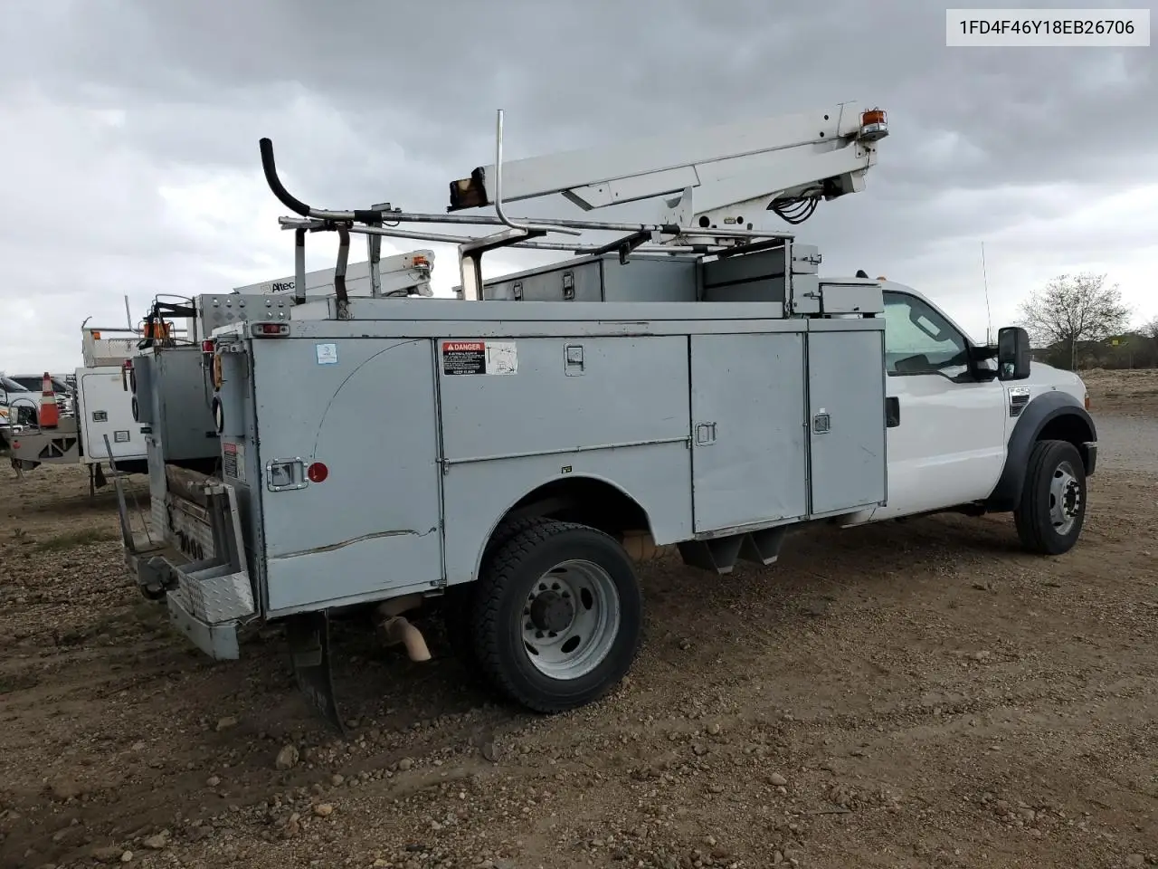 2008 Ford F450 Super Duty VIN: 1FD4F46Y18EB26706 Lot: 44571135