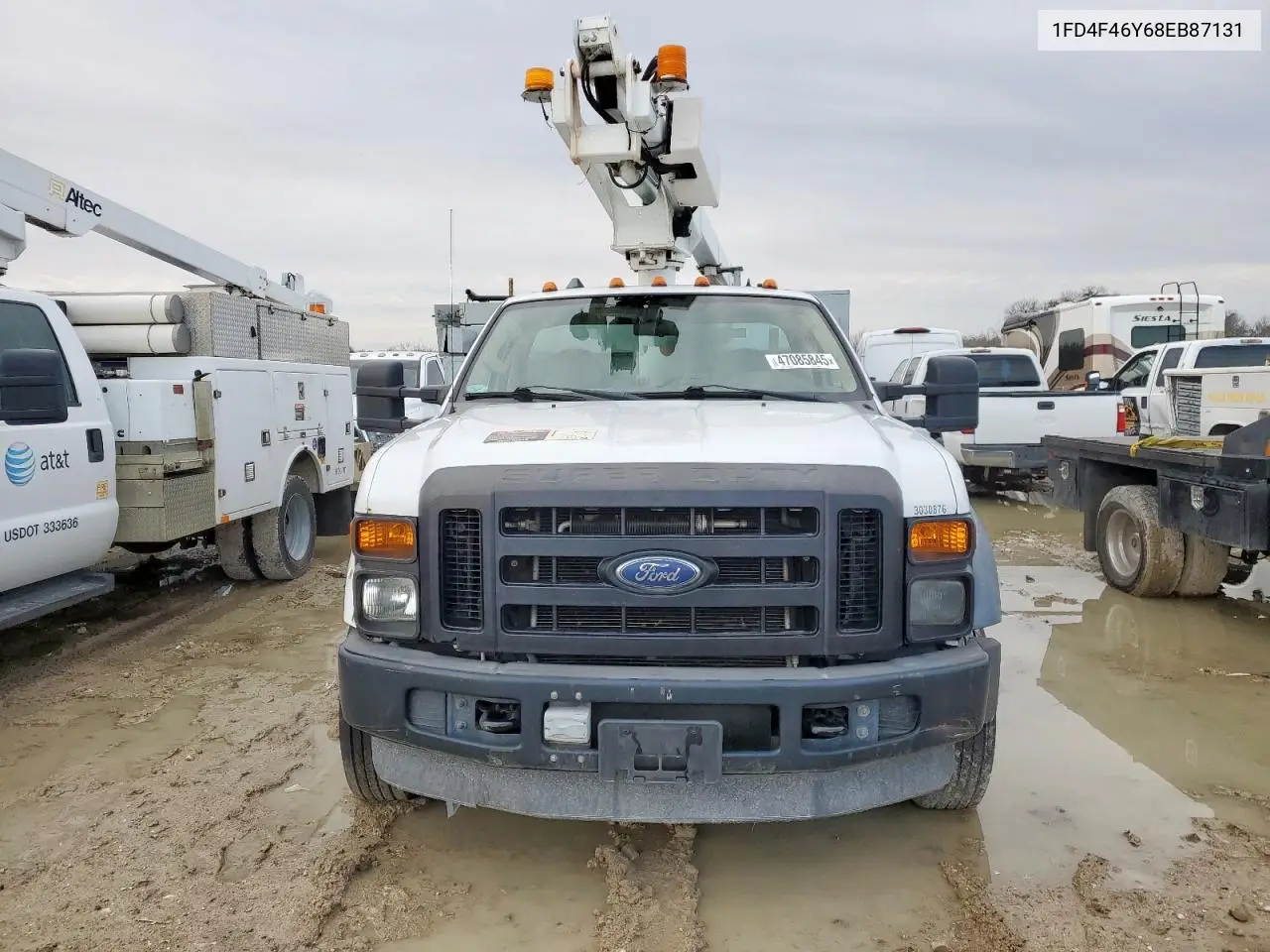 2008 Ford F450 Super Duty VIN: 1FD4F46Y68EB87131 Lot: 47085845