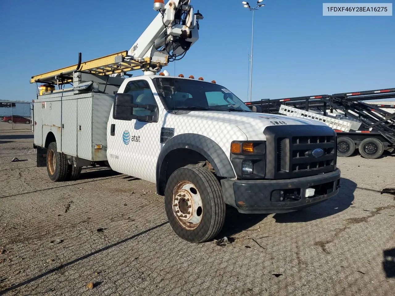 2008 Ford F450 Super Duty VIN: 1FDXF46Y28EA16275 Lot: 50549365