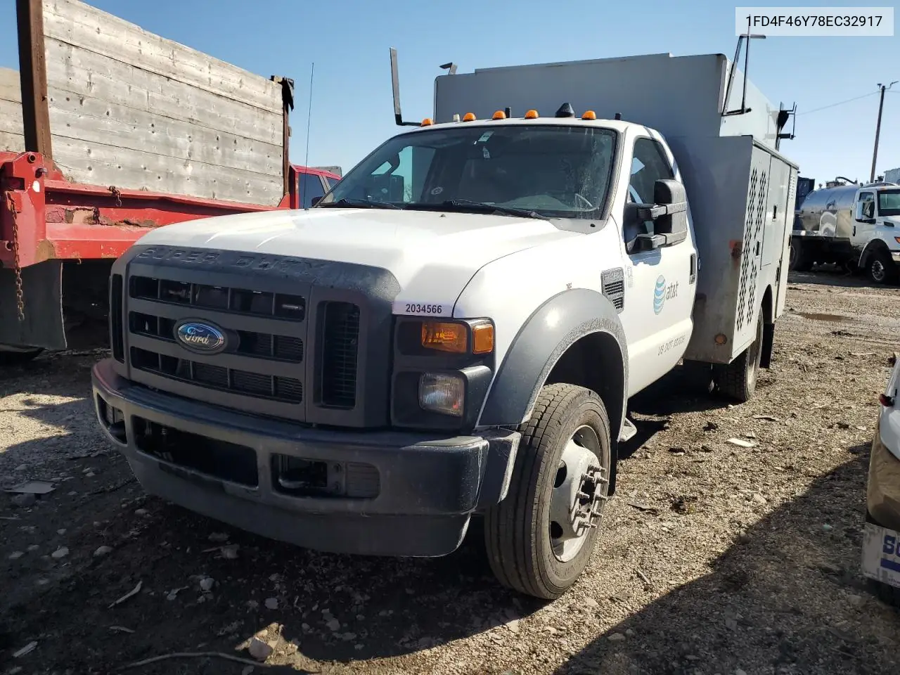 2008 Ford F450 Super Duty VIN: 1FD4F46Y78EC32917 Lot: 53114845