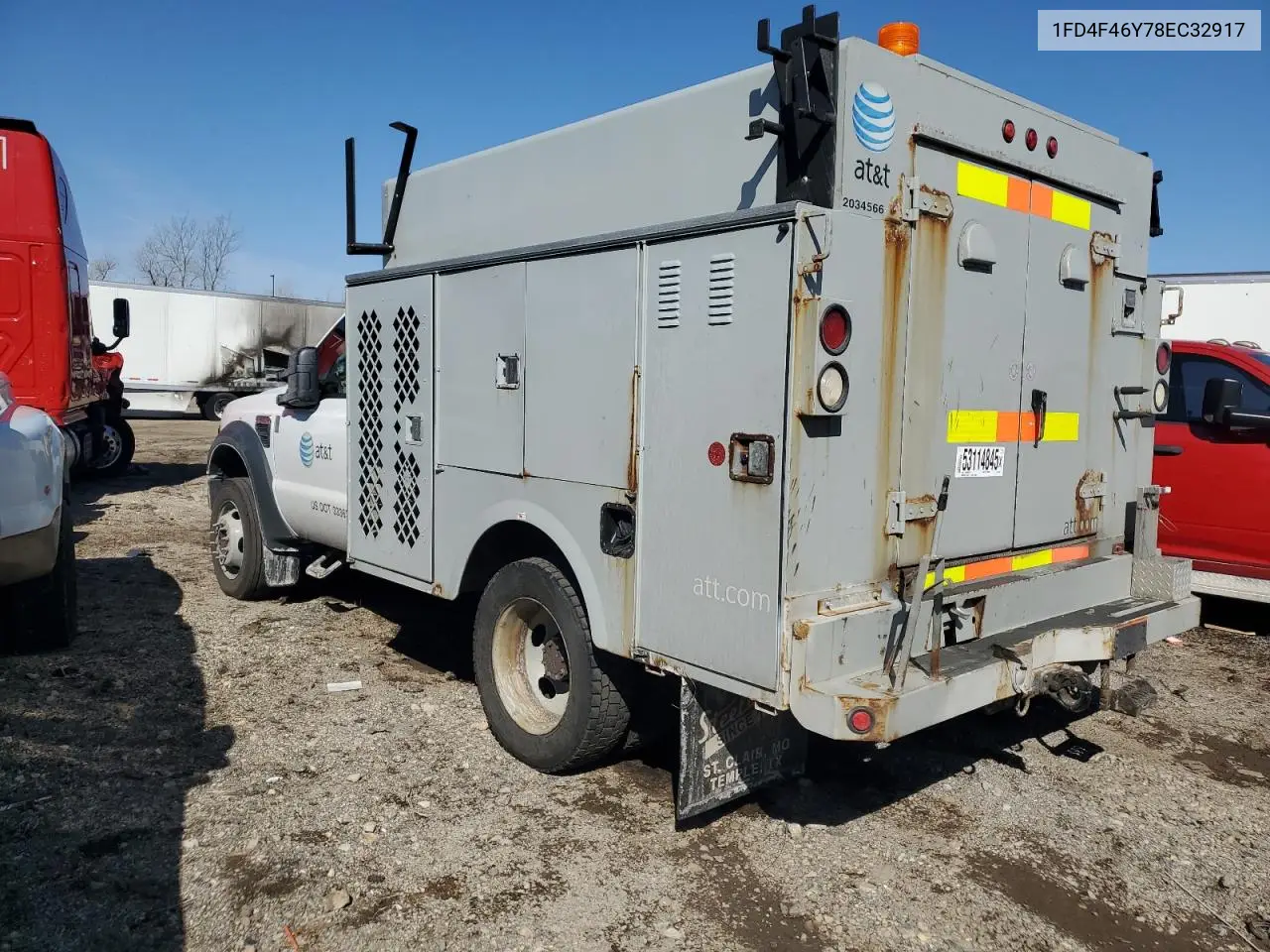 2008 Ford F450 Super Duty VIN: 1FD4F46Y78EC32917 Lot: 53114845