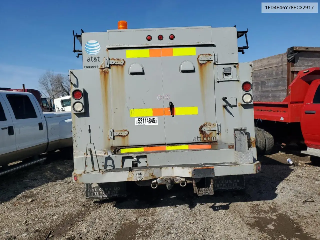 2008 Ford F450 Super Duty VIN: 1FD4F46Y78EC32917 Lot: 53114845