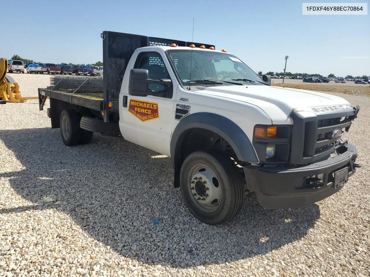 2008 Ford F450 Super Duty VIN: 1FDXF46Y88EC70864 Lot: 61196775