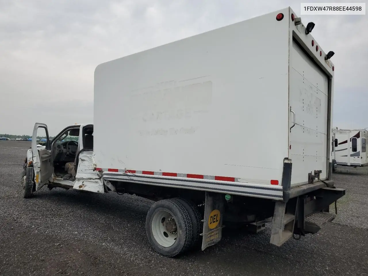 2008 Ford F450 Super Duty VIN: 1FDXW47R88EE44598 Lot: 63237935