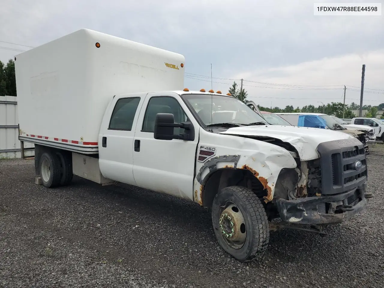 2008 Ford F450 Super Duty VIN: 1FDXW47R88EE44598 Lot: 63237935