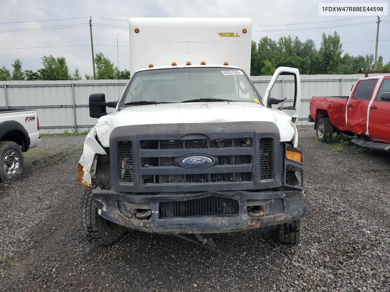 2008 Ford F450 Super Duty VIN: 1FDXW47R88EE44598 Lot: 63237935