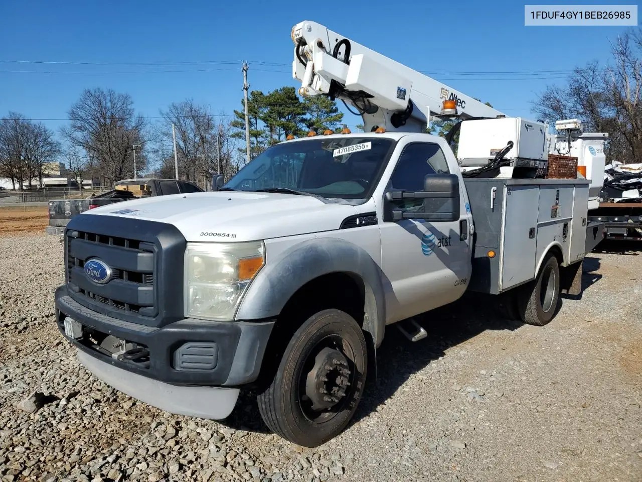 2011 Ford F450 Super Duty VIN: 1FDUF4GY1BEB26985 Lot: 47085355