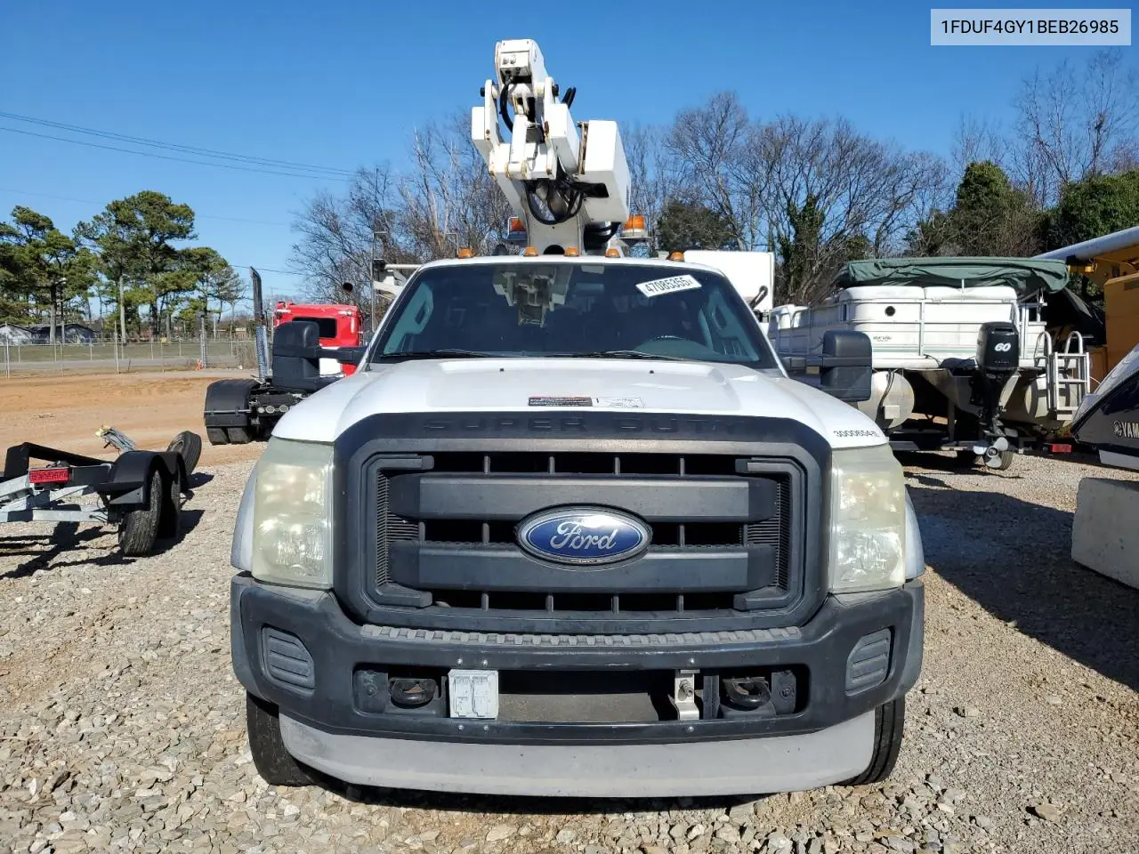 2011 Ford F450 Super Duty VIN: 1FDUF4GY1BEB26985 Lot: 47085355