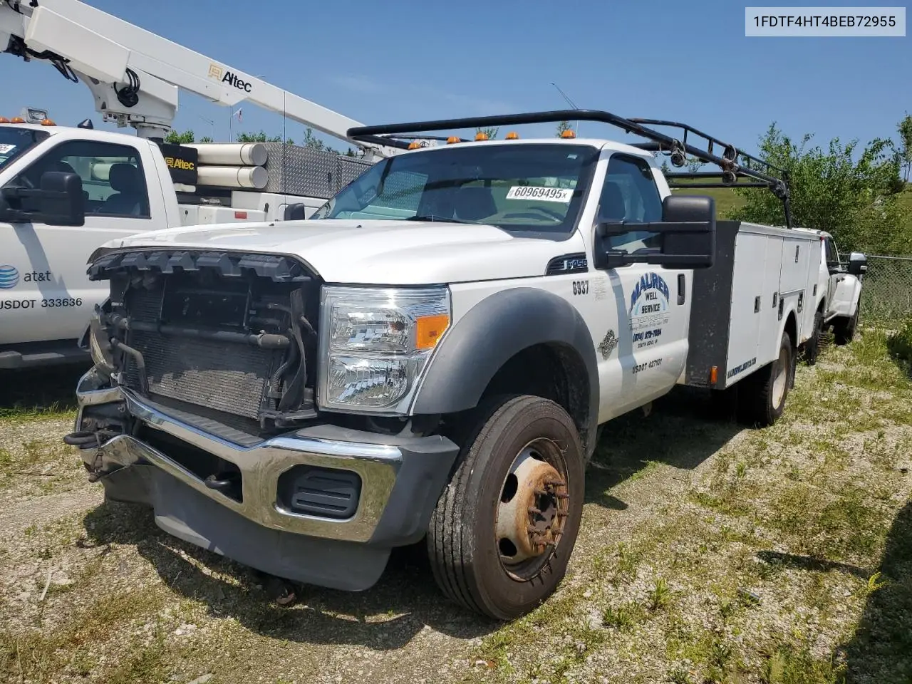 2011 Ford F450 Super Duty VIN: 1FDTF4HT4BEB72955 Lot: 60969495