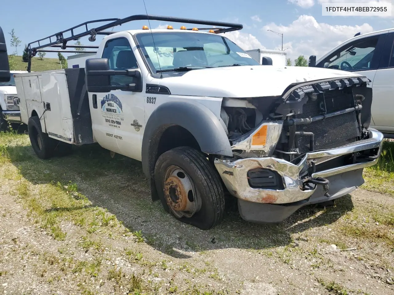 2011 Ford F450 Super Duty VIN: 1FDTF4HT4BEB72955 Lot: 60969495