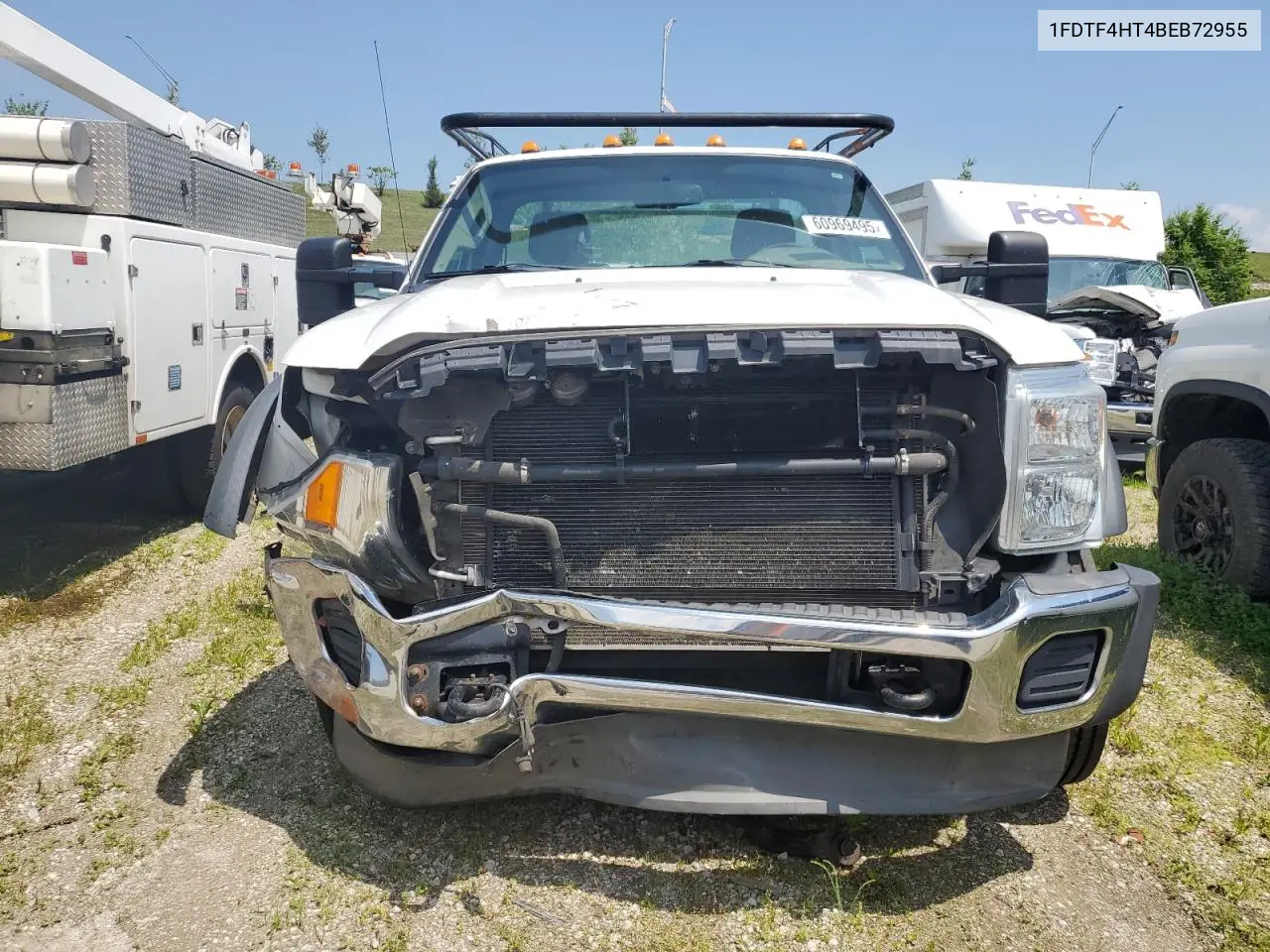 2011 Ford F450 Super Duty VIN: 1FDTF4HT4BEB72955 Lot: 60969495