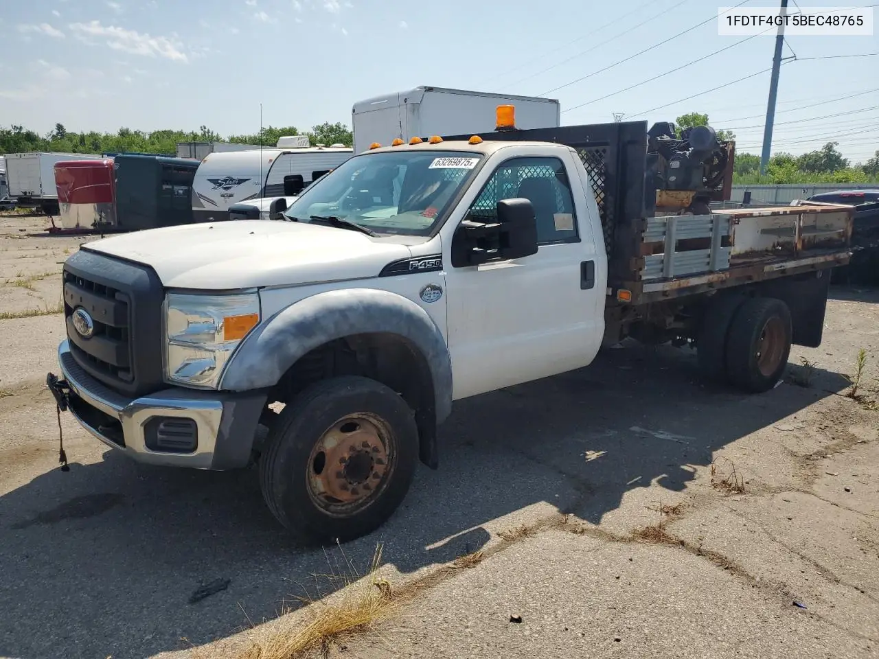 2011 Ford F450 Super Duty VIN: 1FDTF4GT5BEC48765 Lot: 63269875
