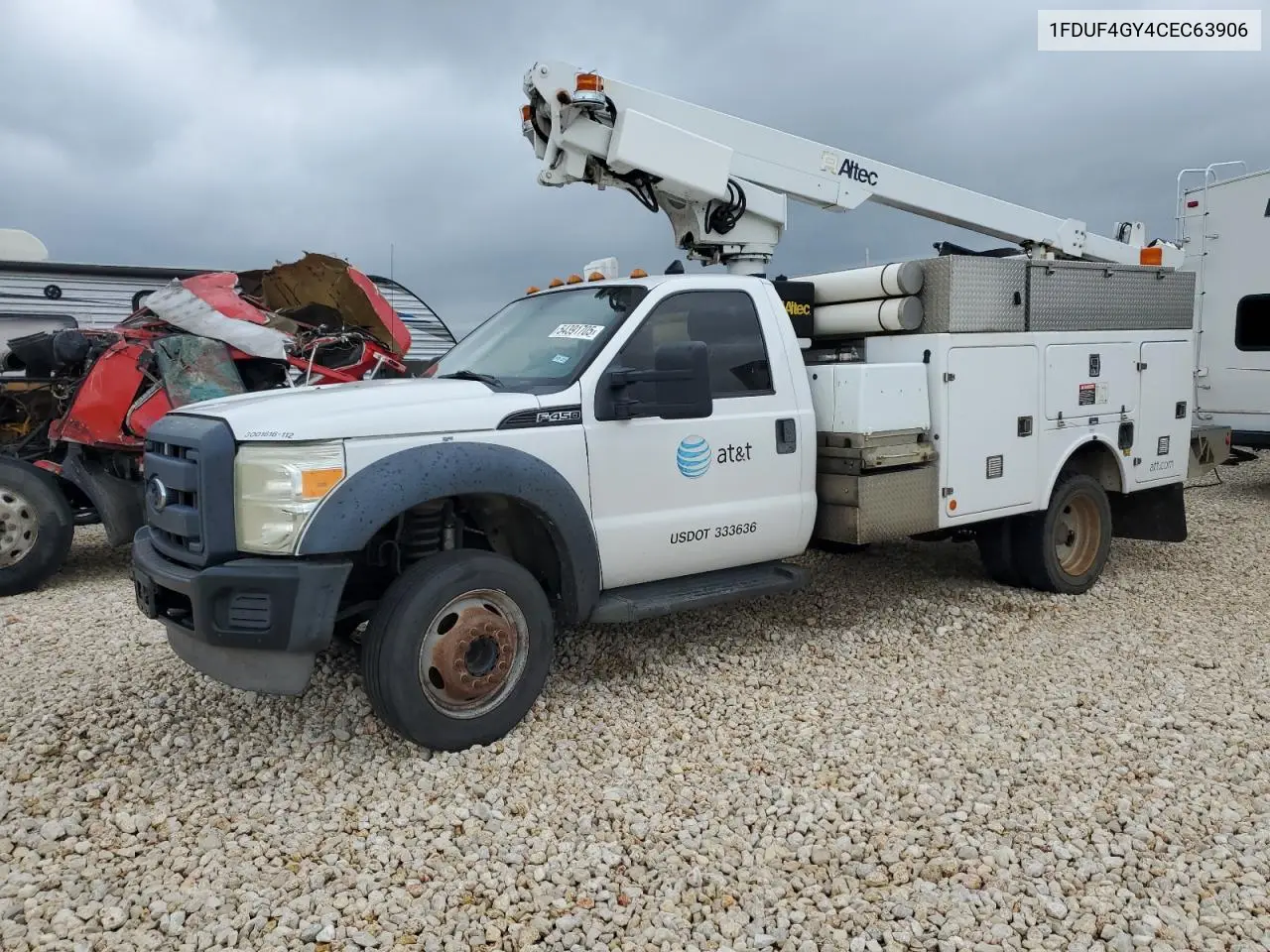 2012 Ford F450 Super Duty VIN: 1FDUF4GY4CEC63906 Lot: 54391705