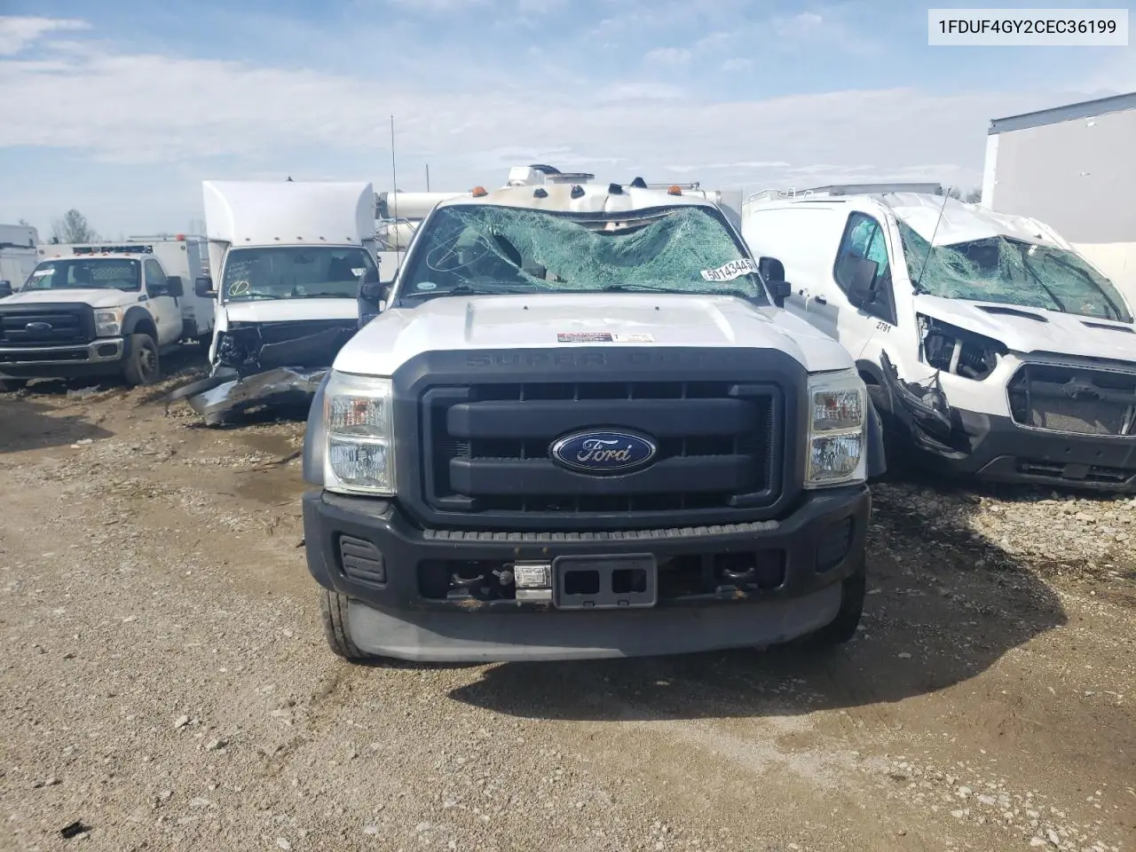2012 Ford F450 Super Duty VIN: 1FDUF4GY2CEC36199 Lot: 56557455