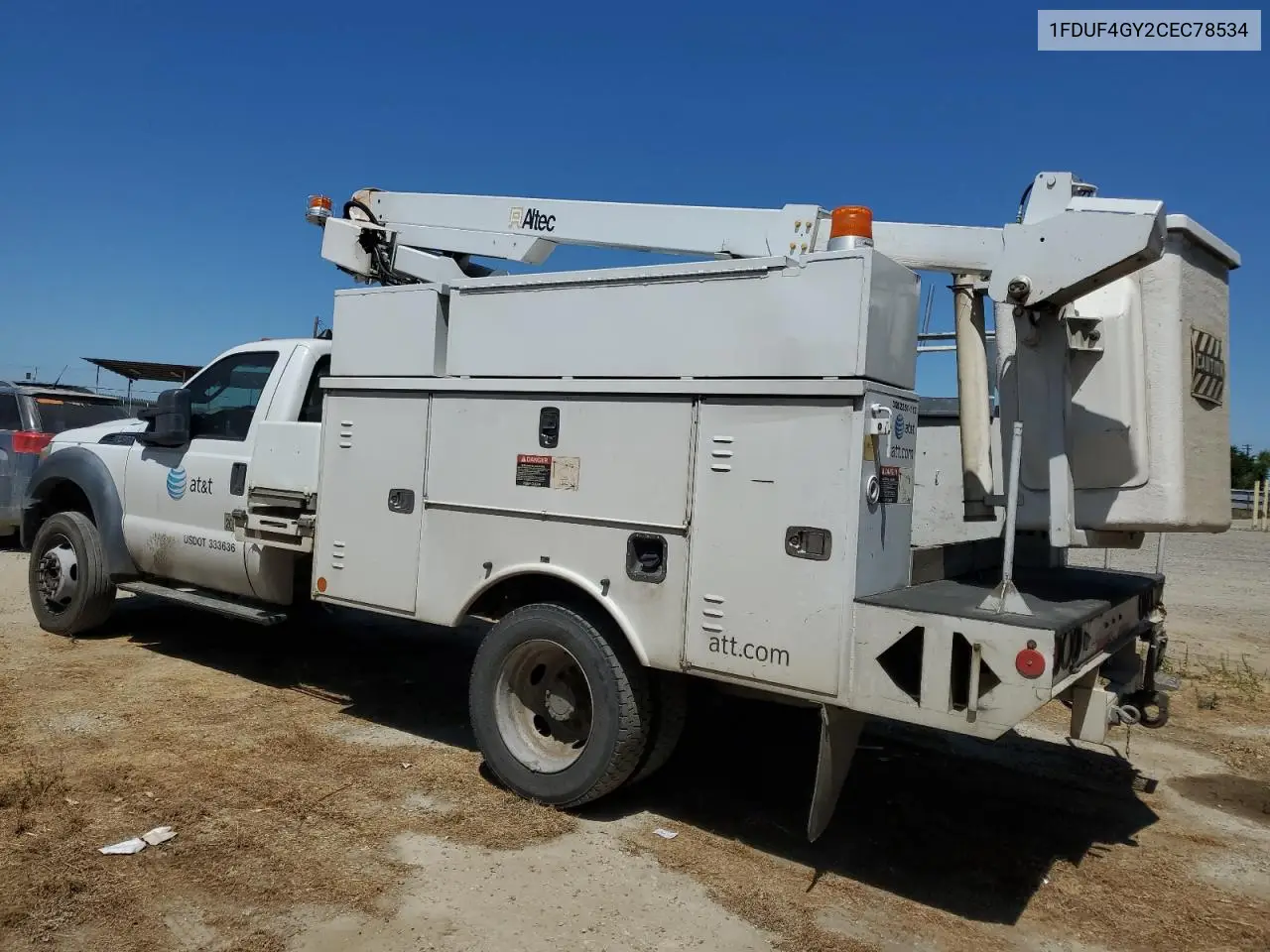 2012 Ford F450 Super Duty VIN: 1FDUF4GY2CEC78534 Lot: 61396385