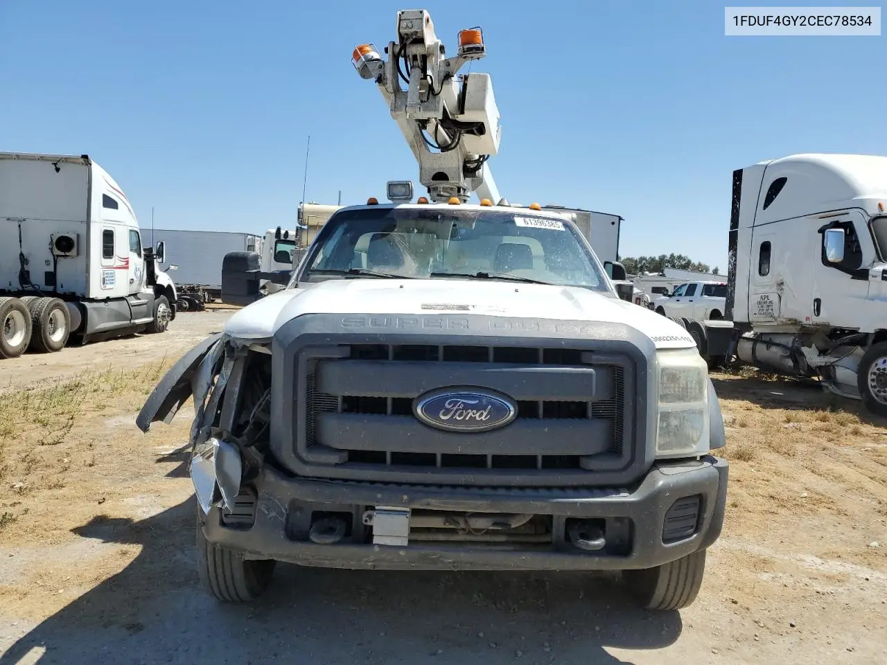 2012 Ford F450 Super Duty VIN: 1FDUF4GY2CEC78534 Lot: 61396385