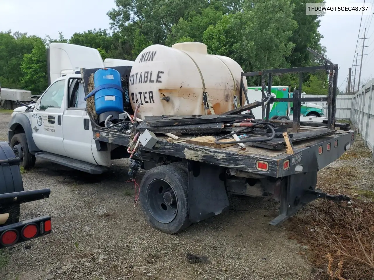 2012 Ford F450 Super Duty VIN: 1FD0W4GT5CEC48737 Lot: 61789095