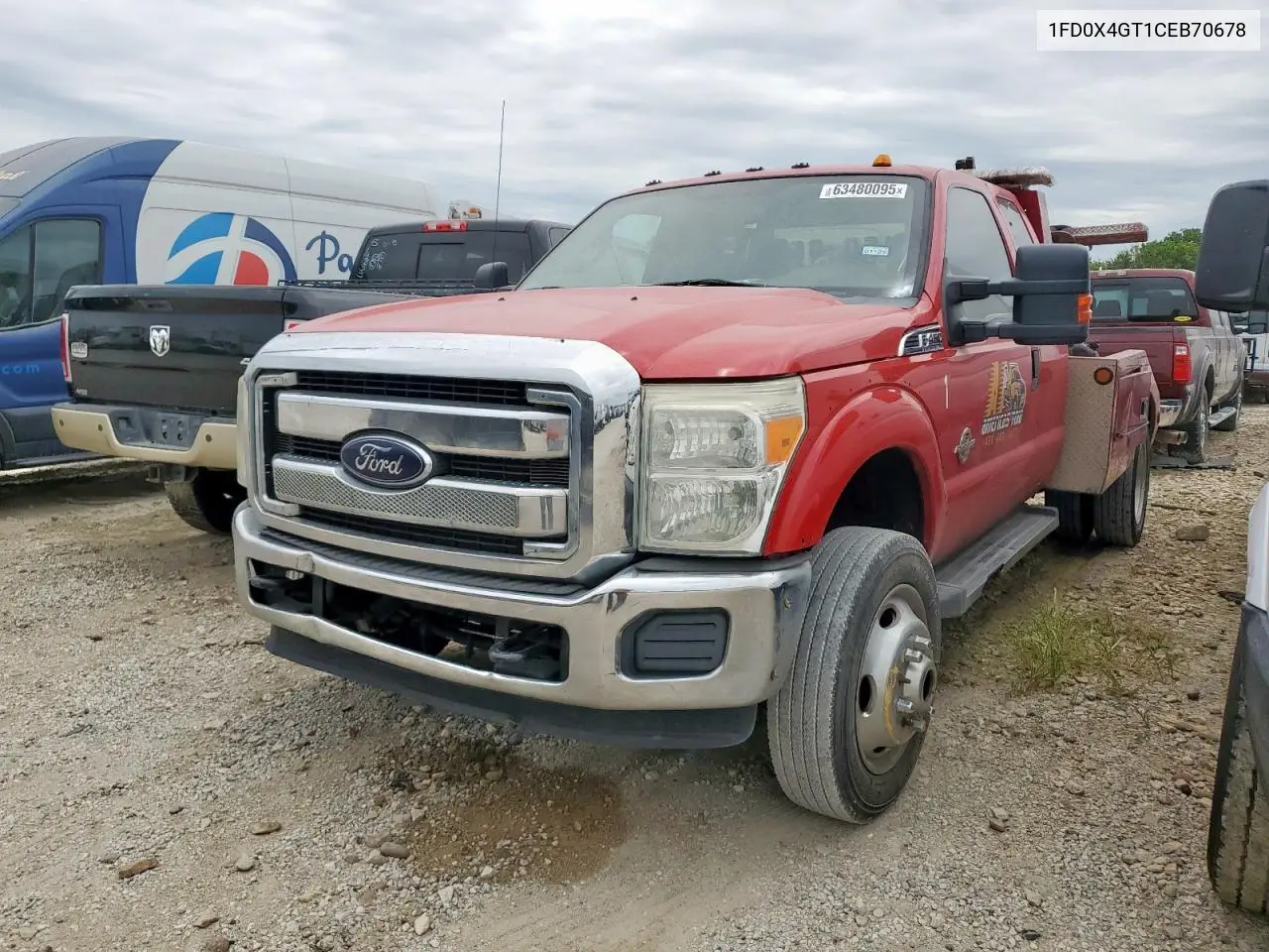2012 Ford F450 Super Duty VIN: 1FD0X4GT1CEB70678 Lot: 63480095