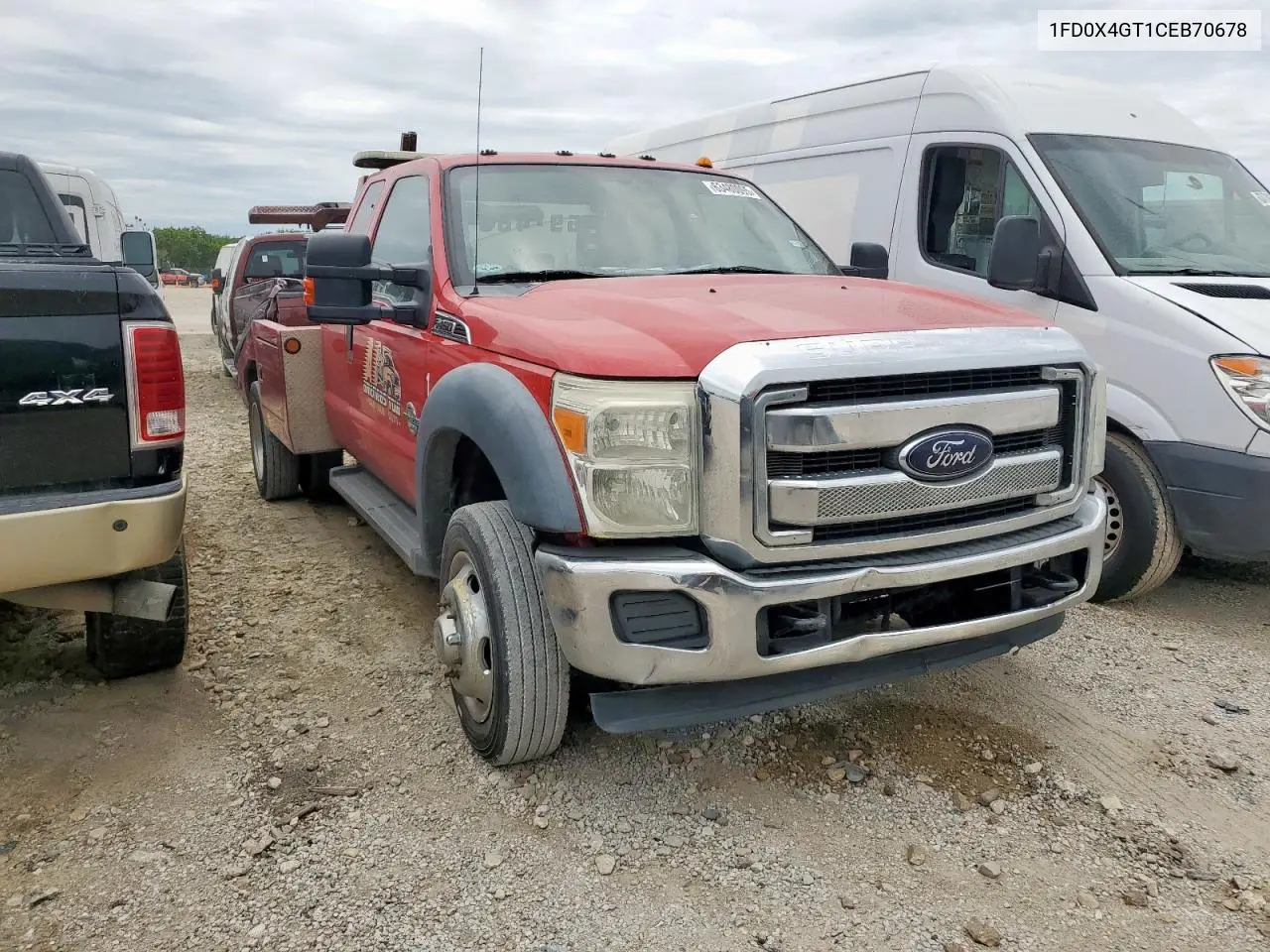 2012 Ford F450 Super Duty VIN: 1FD0X4GT1CEB70678 Lot: 63480095