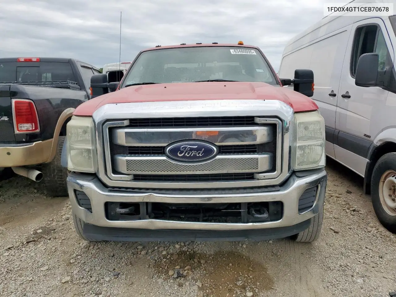 2012 Ford F450 Super Duty VIN: 1FD0X4GT1CEB70678 Lot: 63480095