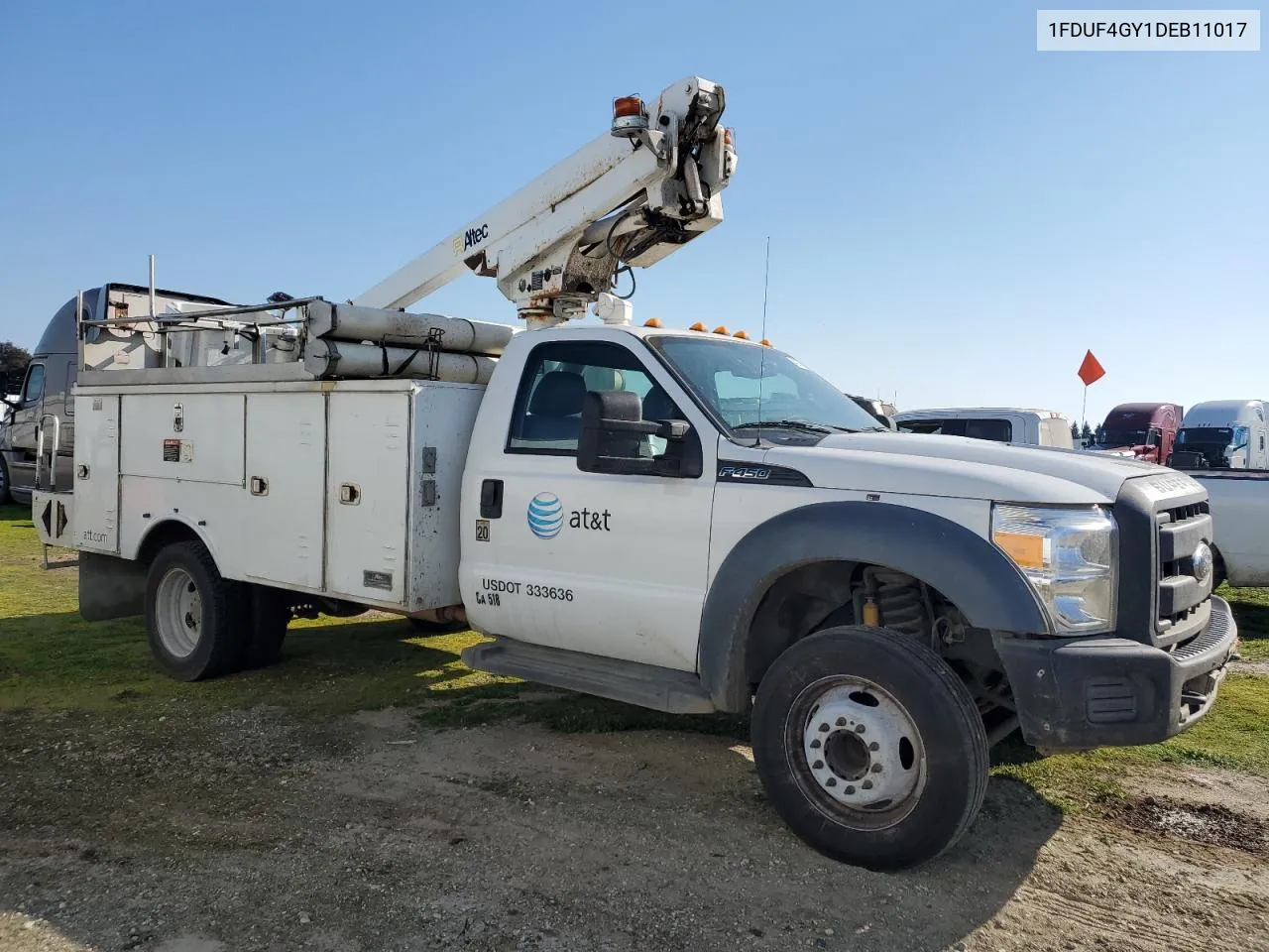 2013 Ford F450 Super Duty VIN: 1FDUF4GY1DEB11017 Lot: 42372405