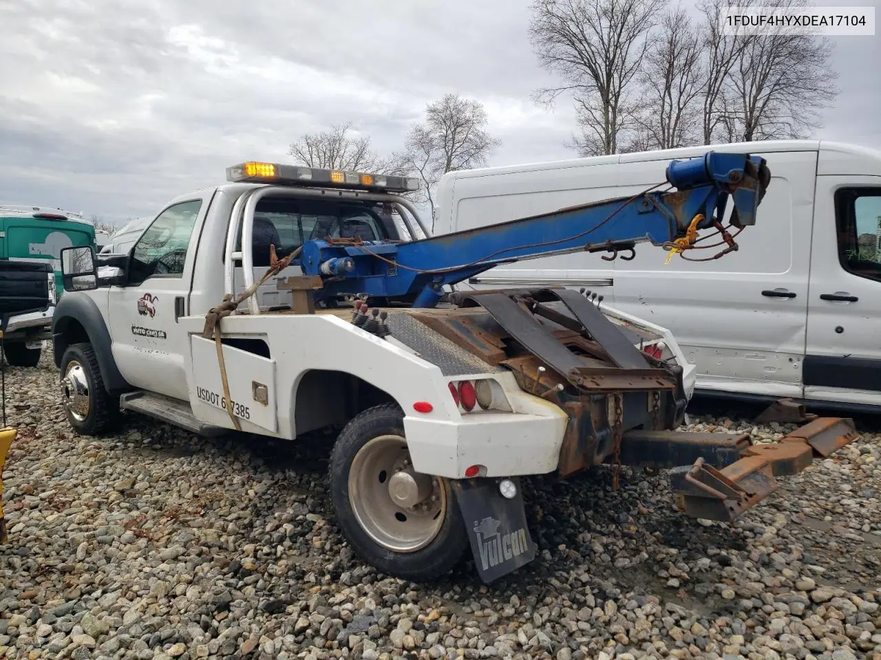 2013 Ford F450 Super Duty VIN: 1FDUF4HYXDEA17104 Lot: 51145195