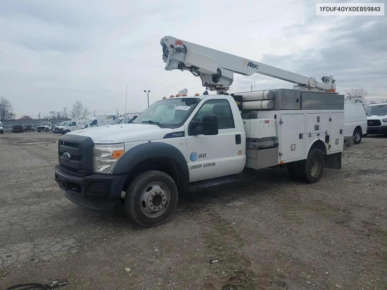 2013 Ford F450 Super Duty VIN: 1FDUF4GYXDEB59843 Lot: 51272135