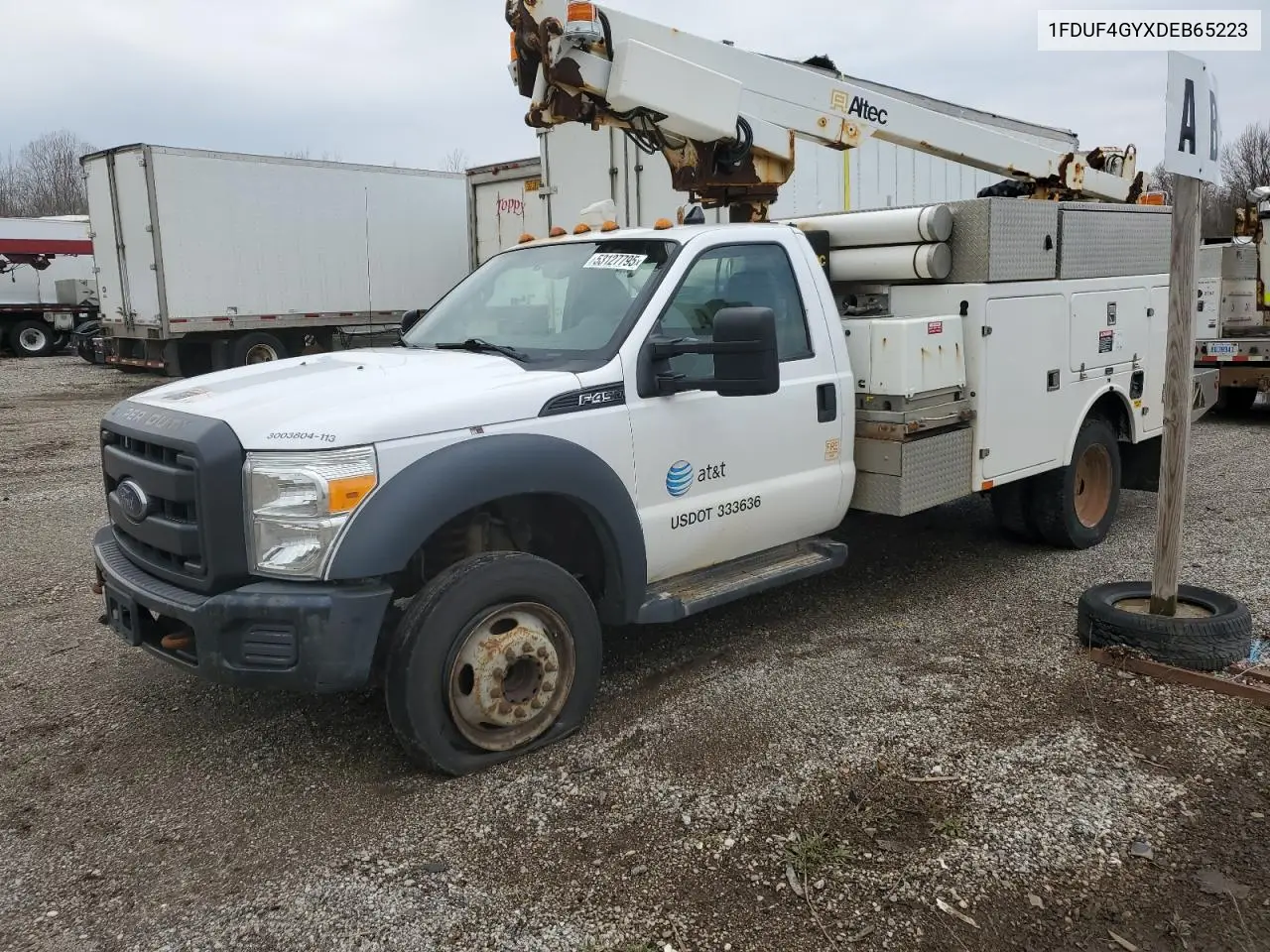 2013 Ford F450 Super Duty VIN: 1FDUF4GYXDEB65223 Lot: 53127795