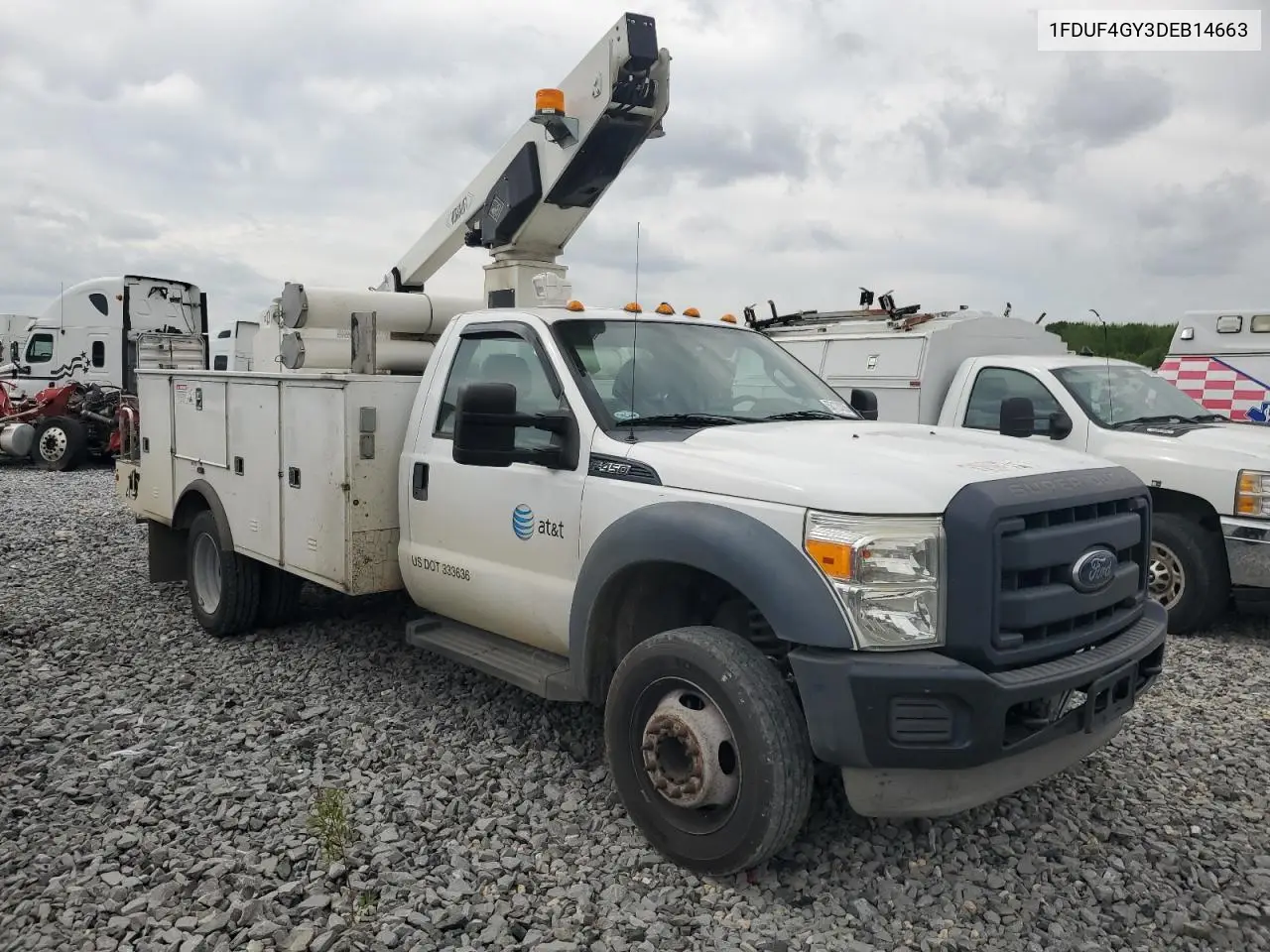 2013 Ford F450 Super Duty Bucket Truck VIN: 1FDUF4GY3DEB14663 Lot: 53128235