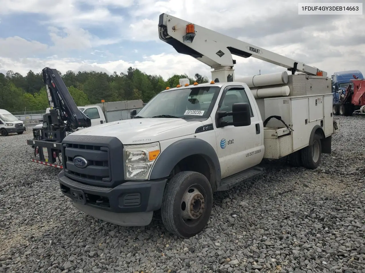 2013 Ford F450 Super Duty Bucket Truck VIN: 1FDUF4GY3DEB14663 Lot: 53128235