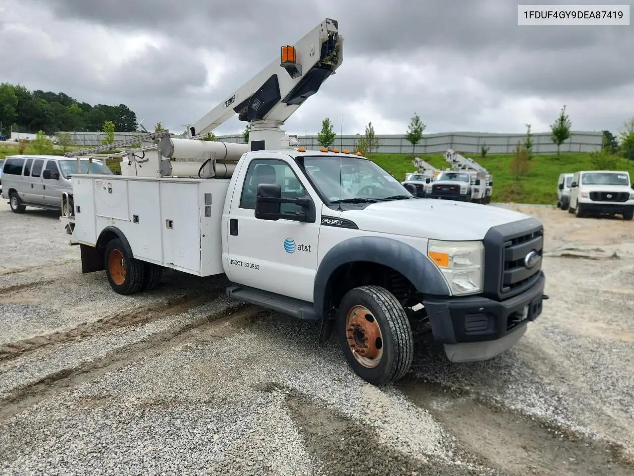 2013 Ford F450 Super Duty VIN: 1FDUF4GY9DEA87419 Lot: 61358785