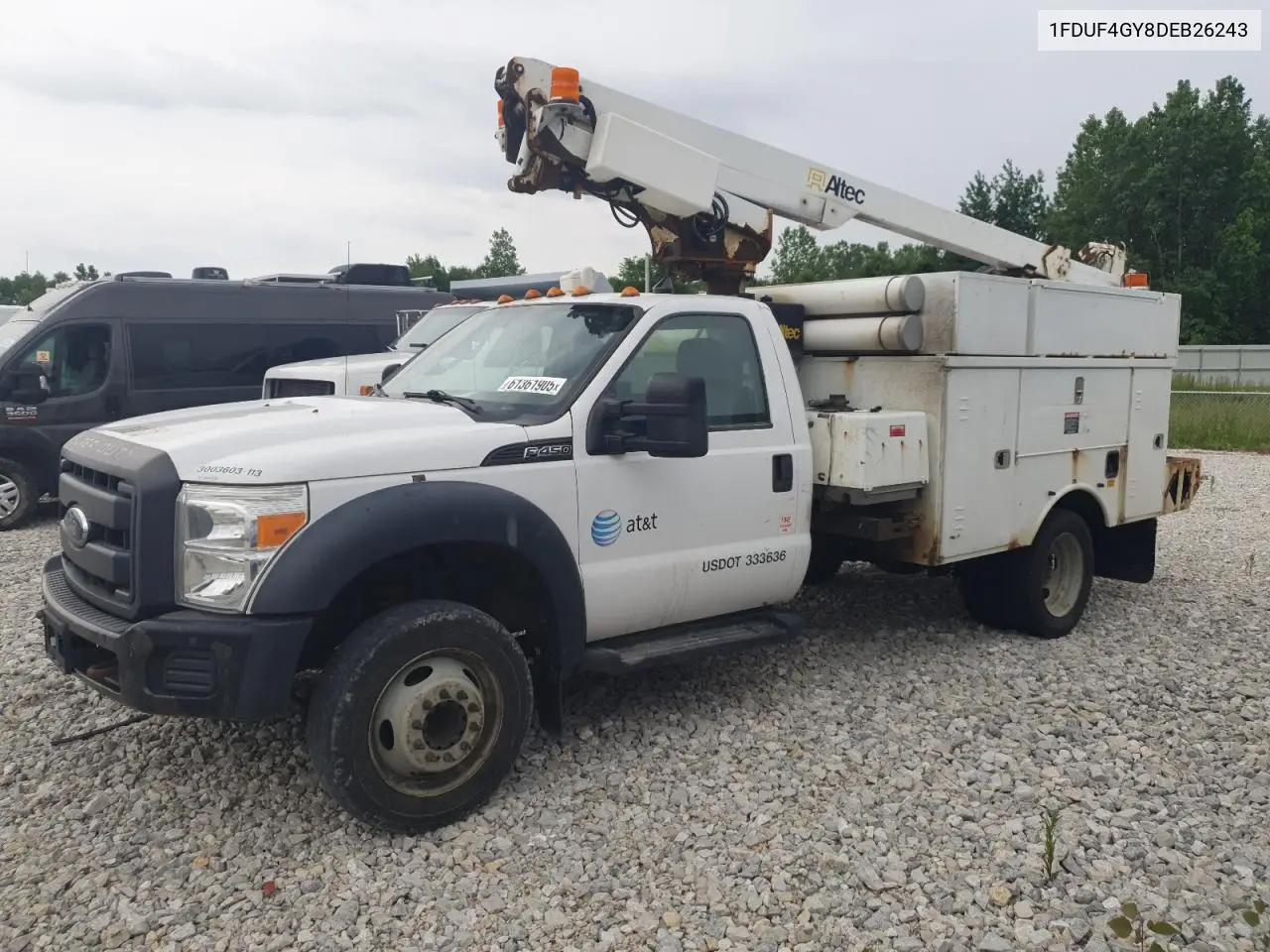 2013 Ford F450 Super Duty VIN: 1FDUF4GY8DEB26243 Lot: 61361905