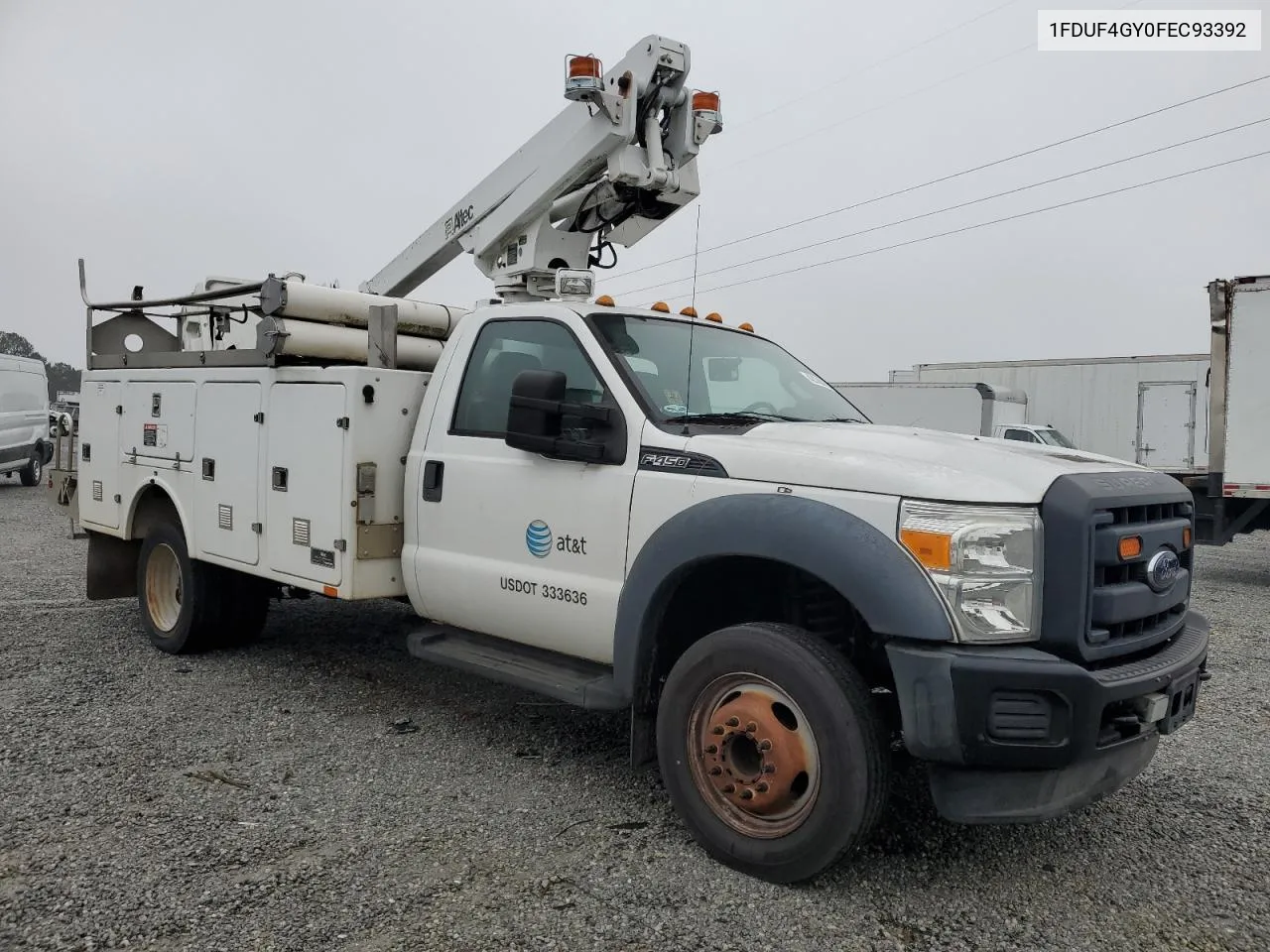 2015 Ford F450 Super Duty VIN: 1FDUF4GY0FEC93392 Lot: 42378385