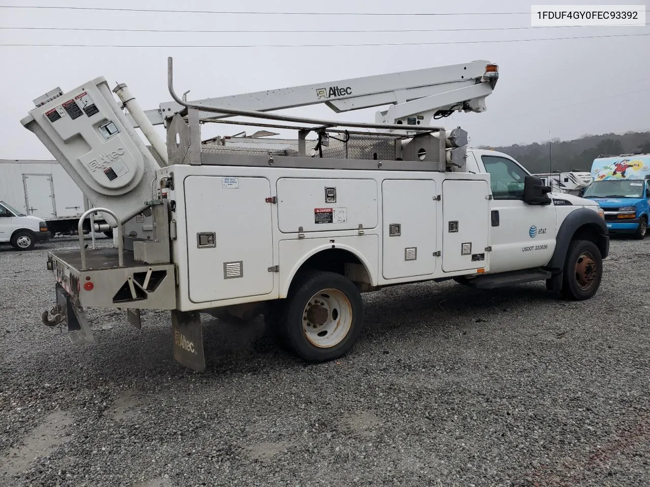 2015 Ford F450 Super Duty VIN: 1FDUF4GY0FEC93392 Lot: 42378385