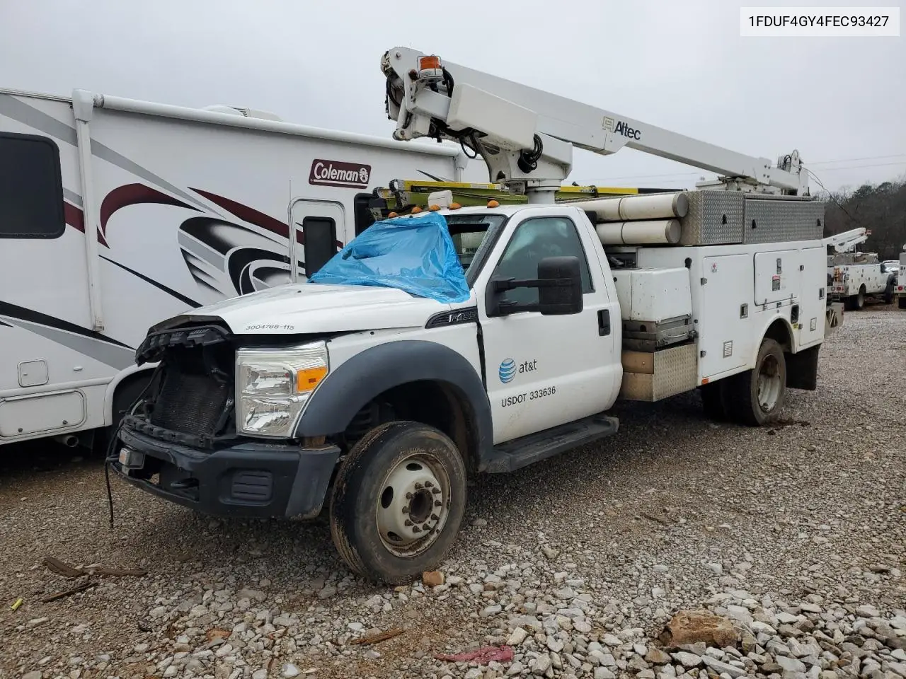 2015 Ford F450 Super Duty VIN: 1FDUF4GY4FEC93427 Lot: 45107325