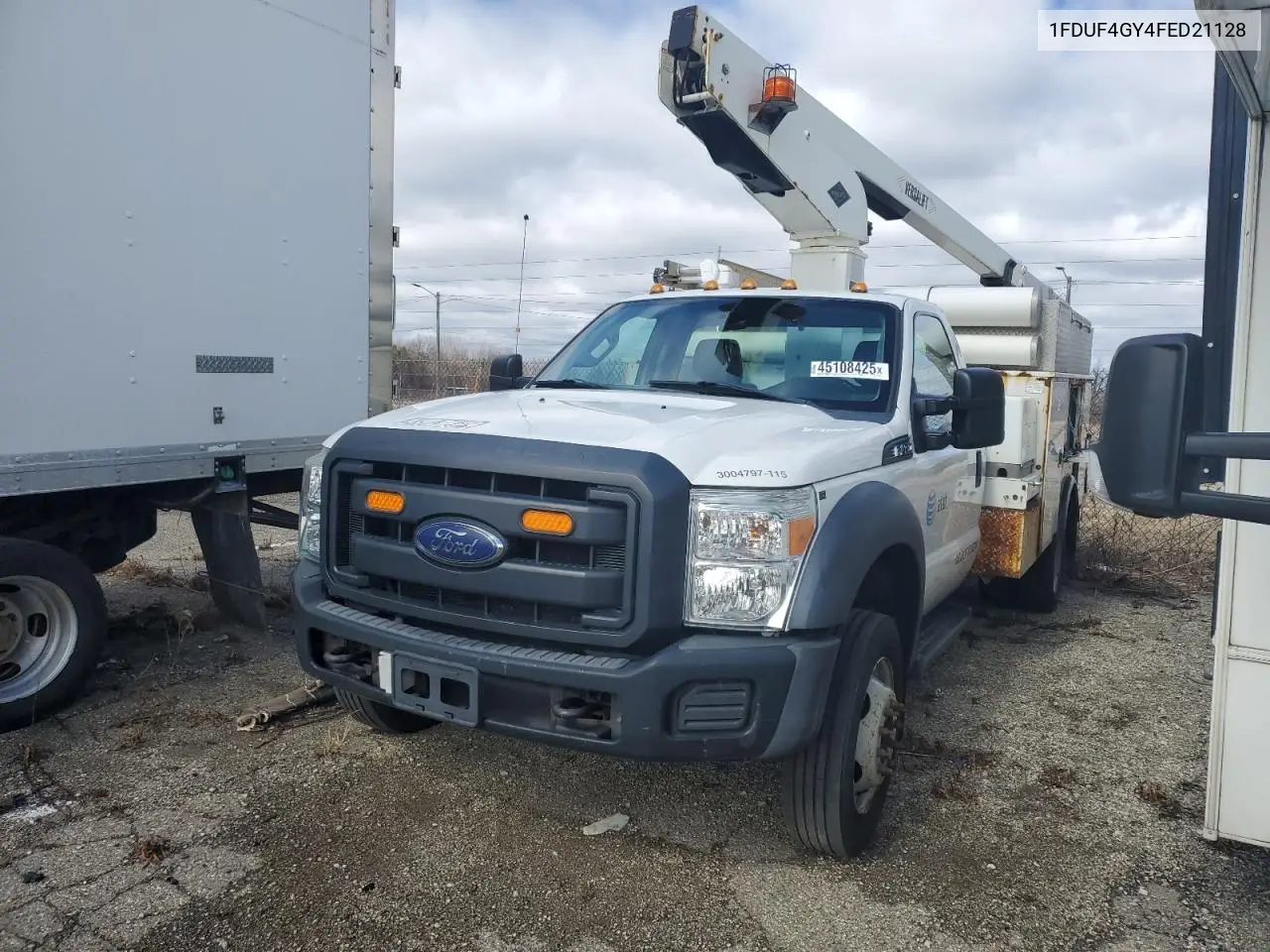 2015 Ford F450 Super Duty VIN: 1FDUF4GY4FED21128 Lot: 45108425