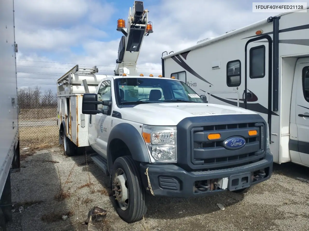2015 Ford F450 Super Duty VIN: 1FDUF4GY4FED21128 Lot: 45108425
