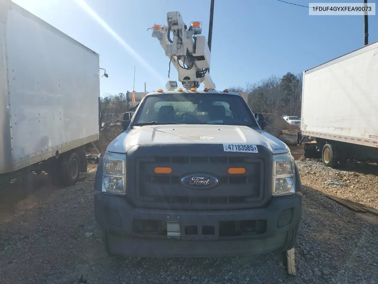 2015 Ford F450 Super Duty VIN: 1FDUF4GYXFEA90073 Lot: 47183585