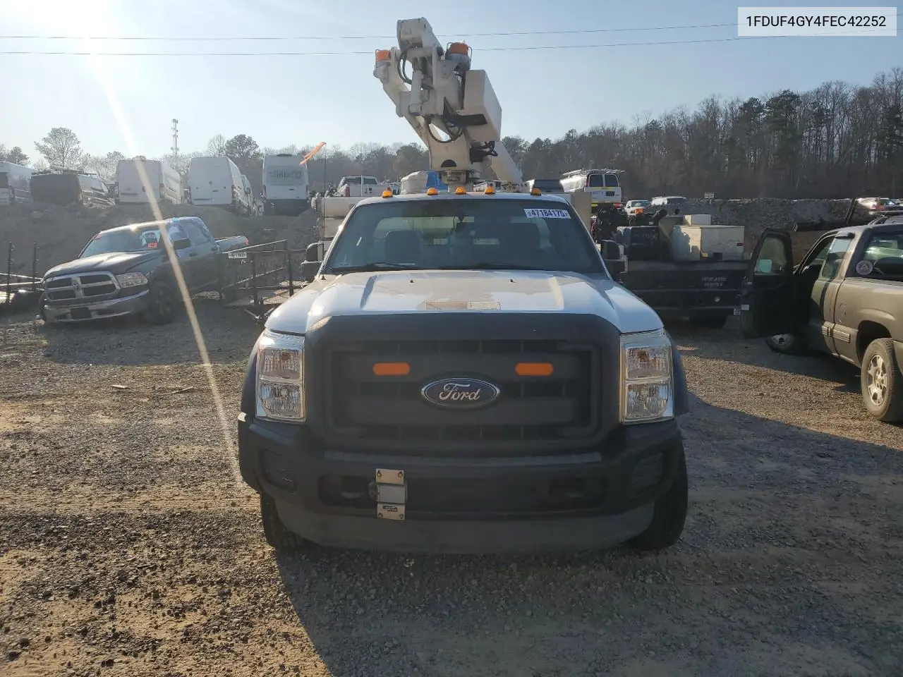 2015 Ford F450 Super Duty VIN: 1FDUF4GY4FEC42252 Lot: 47184175