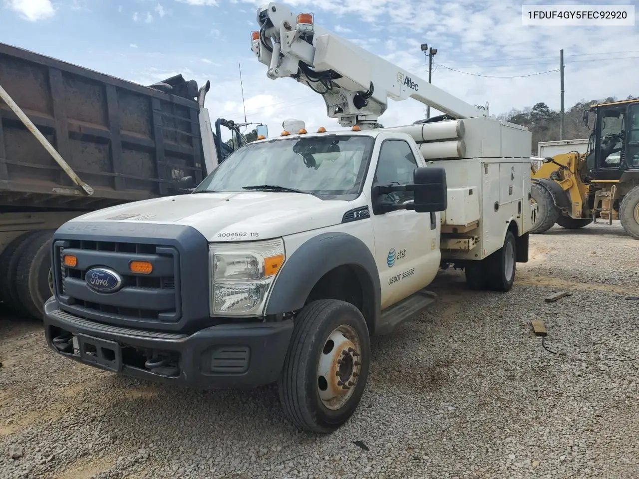 2015 Ford F450 Super Duty VIN: 1FDUF4GY5FEC92920 Lot: 47184625